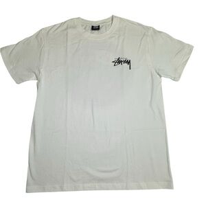 Stussy Classic White Tee with Logo
